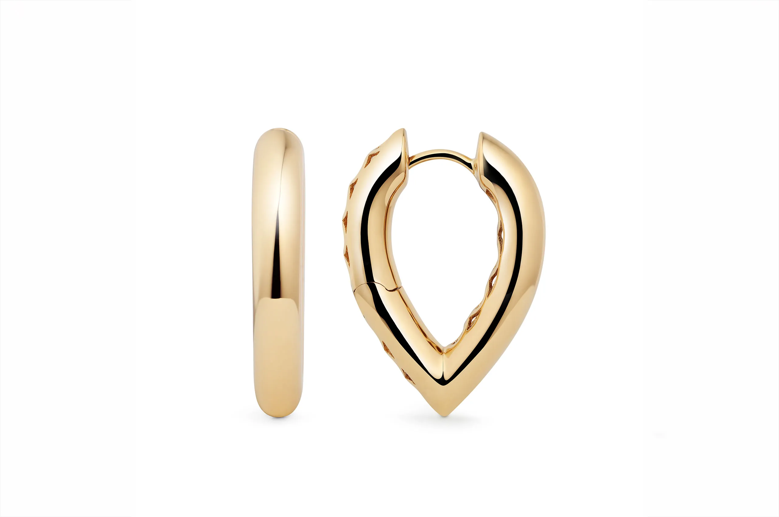 Engelbert Drop Link Medium earrings in 18kt gold.
