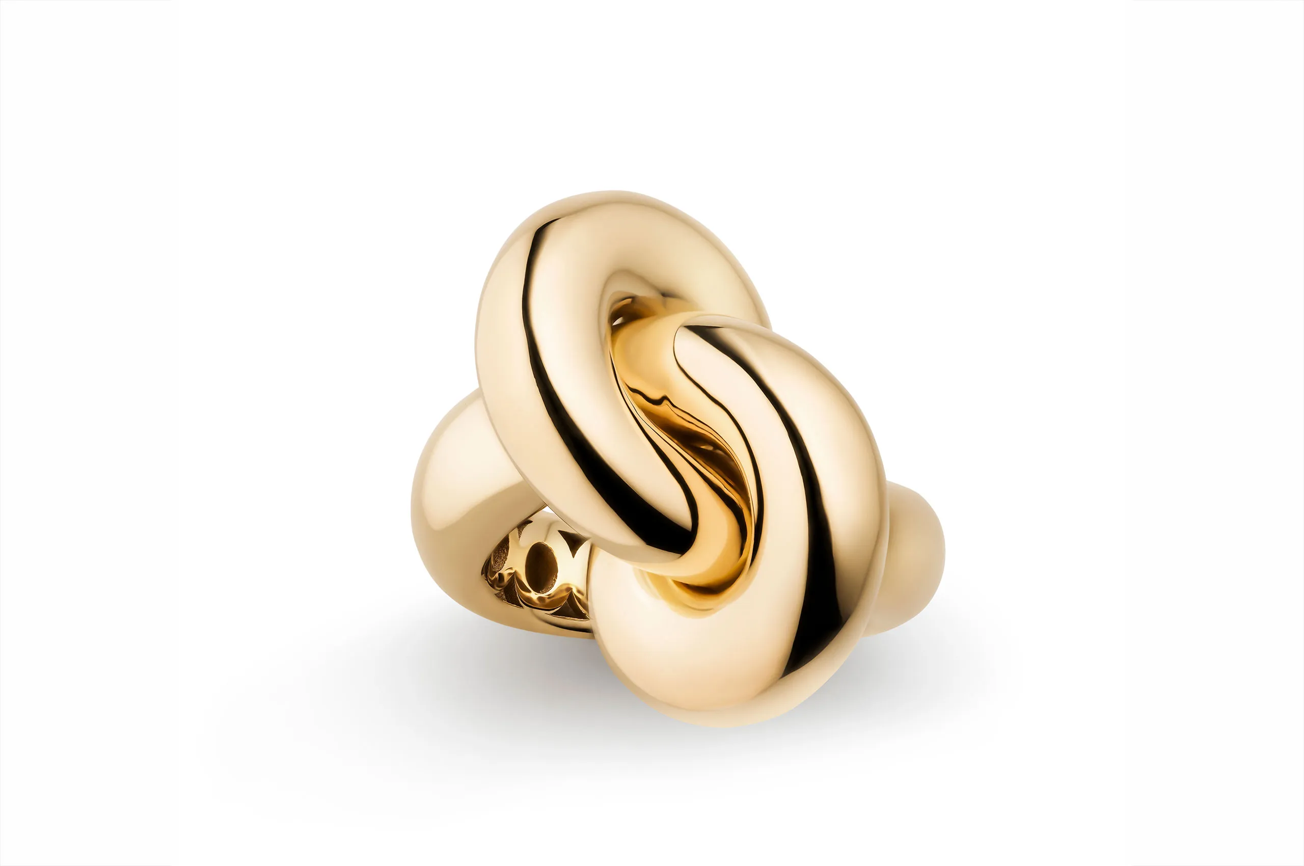 Engelbert Legacy Knot Big ring in 18kt gold.