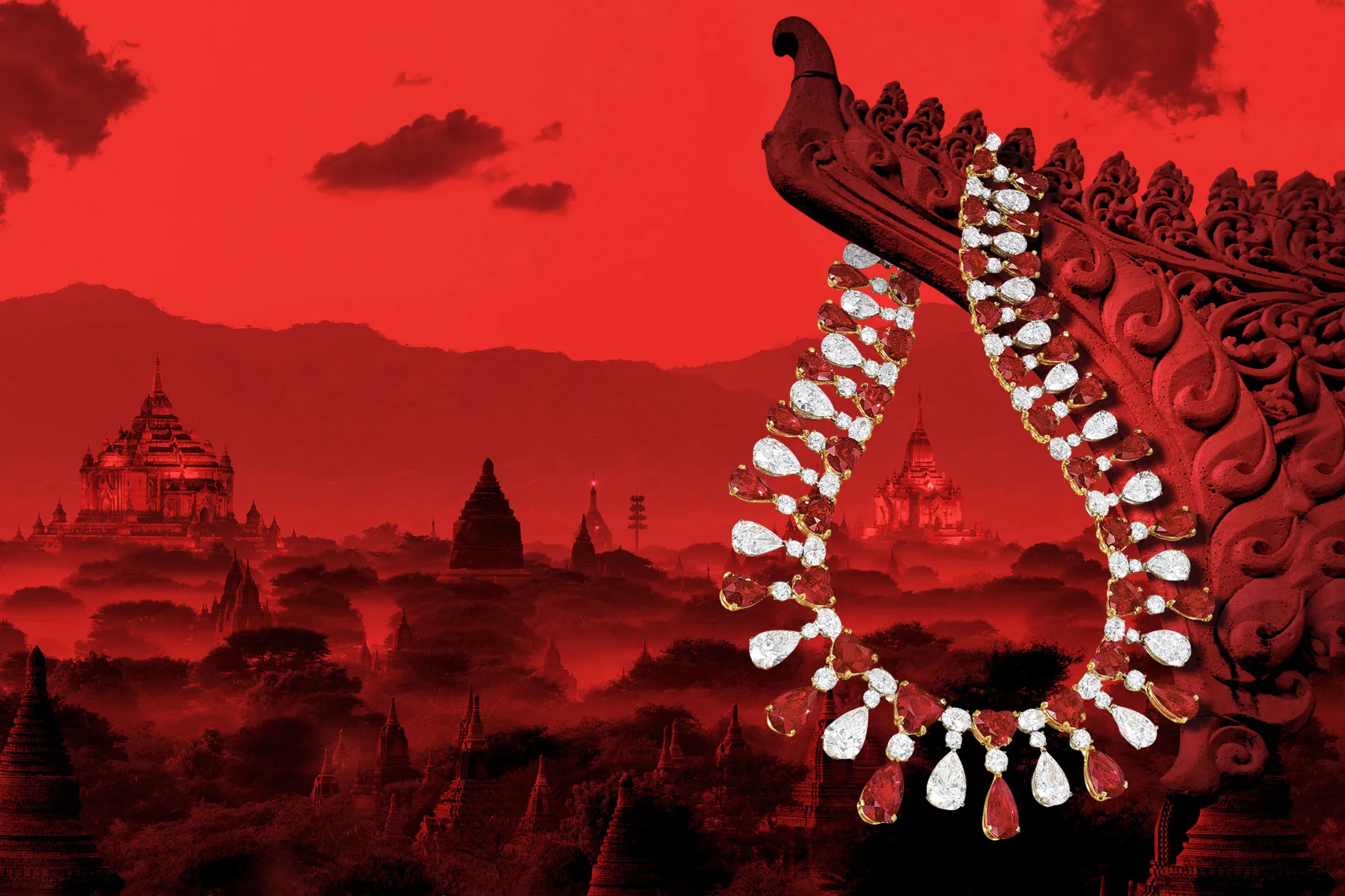 <p>In ancient Indian manuscripts, the word used to describe the ruby was the “Ratnaraj”, which translates to “the king of gemstones”. In other Sanskrit records, rubies were deemed the “Ratnanayaka” – “the lord of all gems”</p>