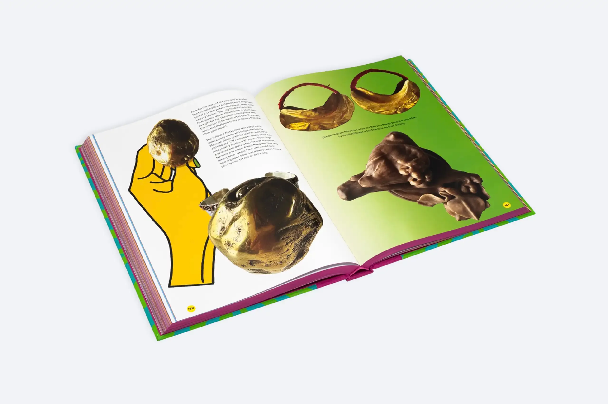 Across 300 pages, the book brings together bold jewellery by artists and makers from around the world.