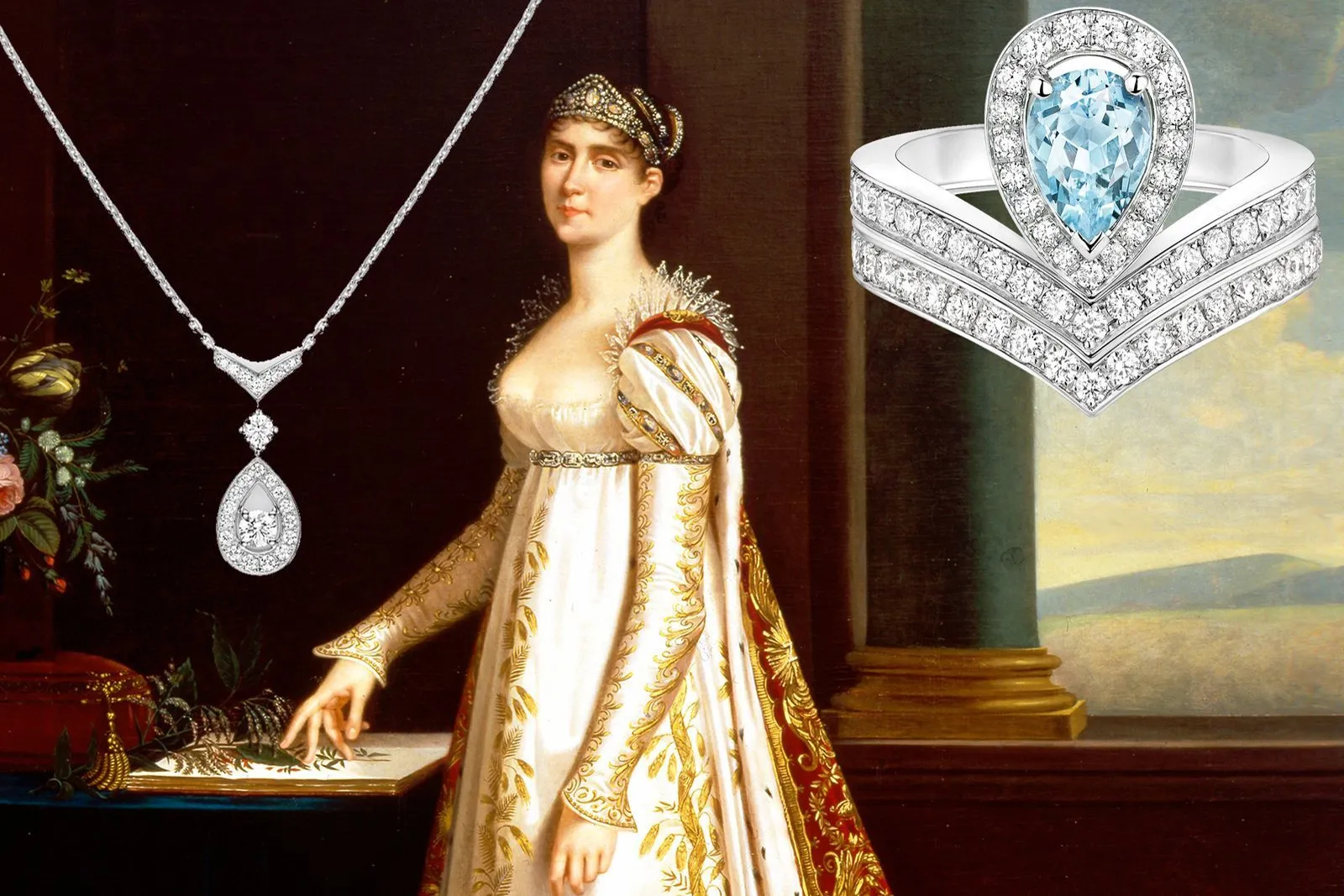 <p>Josephine Bonaparte and Chaumet jewels</p>