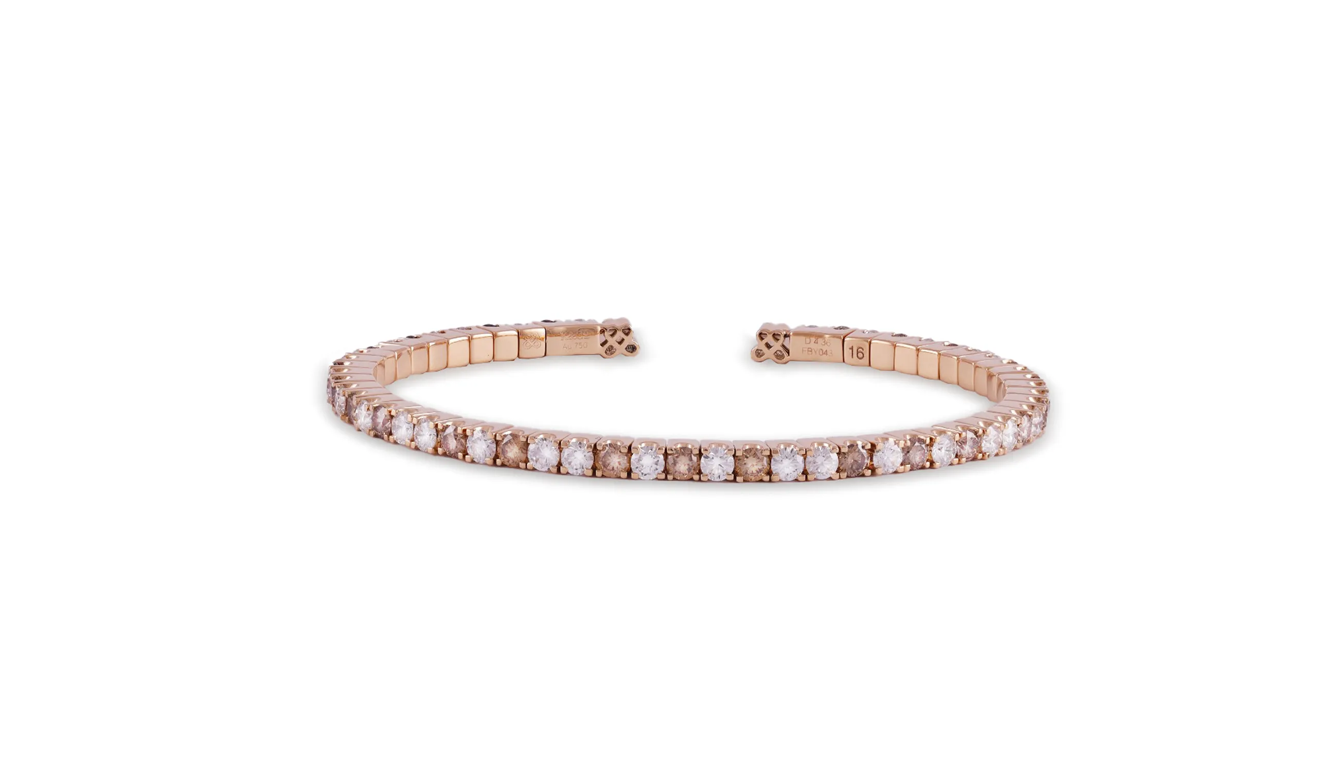 <p>Karina Choudhrie Icon Wish Honey bracelet with diamonds in 18k rose gold </p>