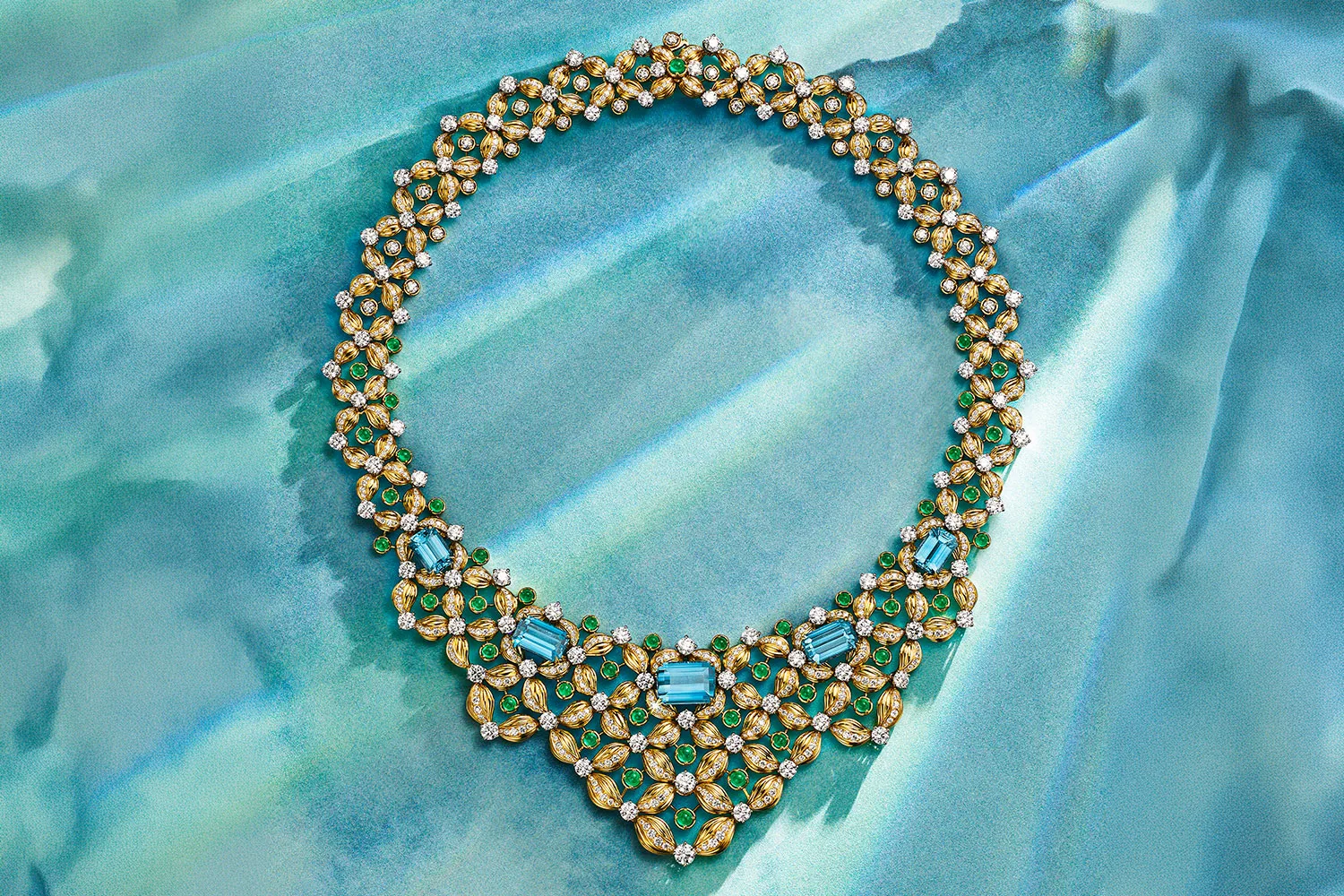 The Daisy necklace from Tiffany & Co.'s Hidden Garden collection.