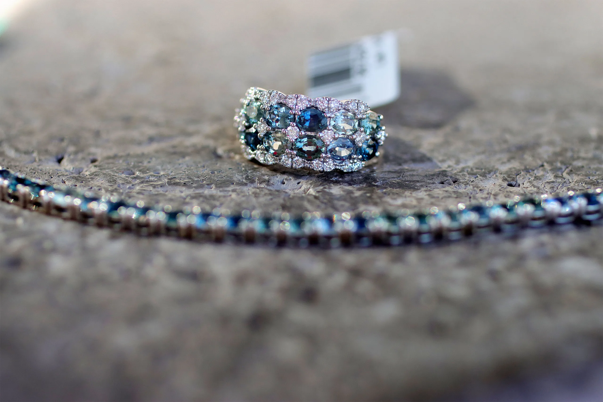 <p>Jewellery from the Le Vian Montana Sapphire Ombré™ Collection, which was officially launched in November 2025</p>