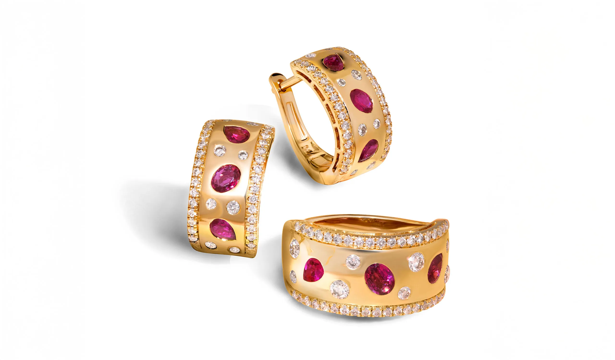 <p>Pieces from the Le Vian Tramonto D’oro® Ruby Collection, part of the Devotion – A Le Vian Love Story chapter of the 2026 Trend Forecast</p>