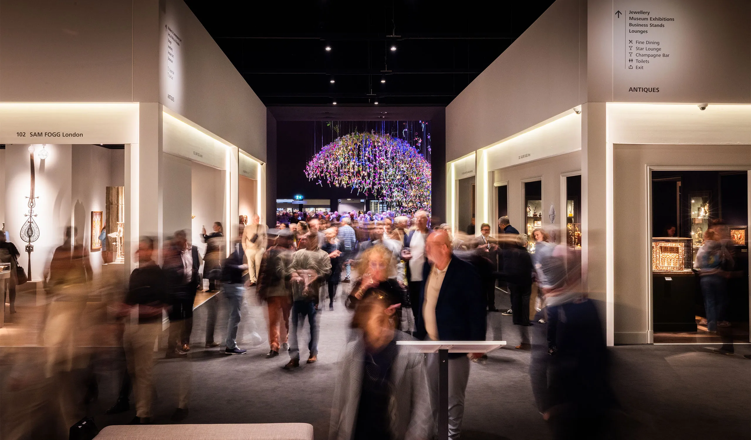 <p>The fair is divided into 10 sections, with one devoted to jewellery</p>
