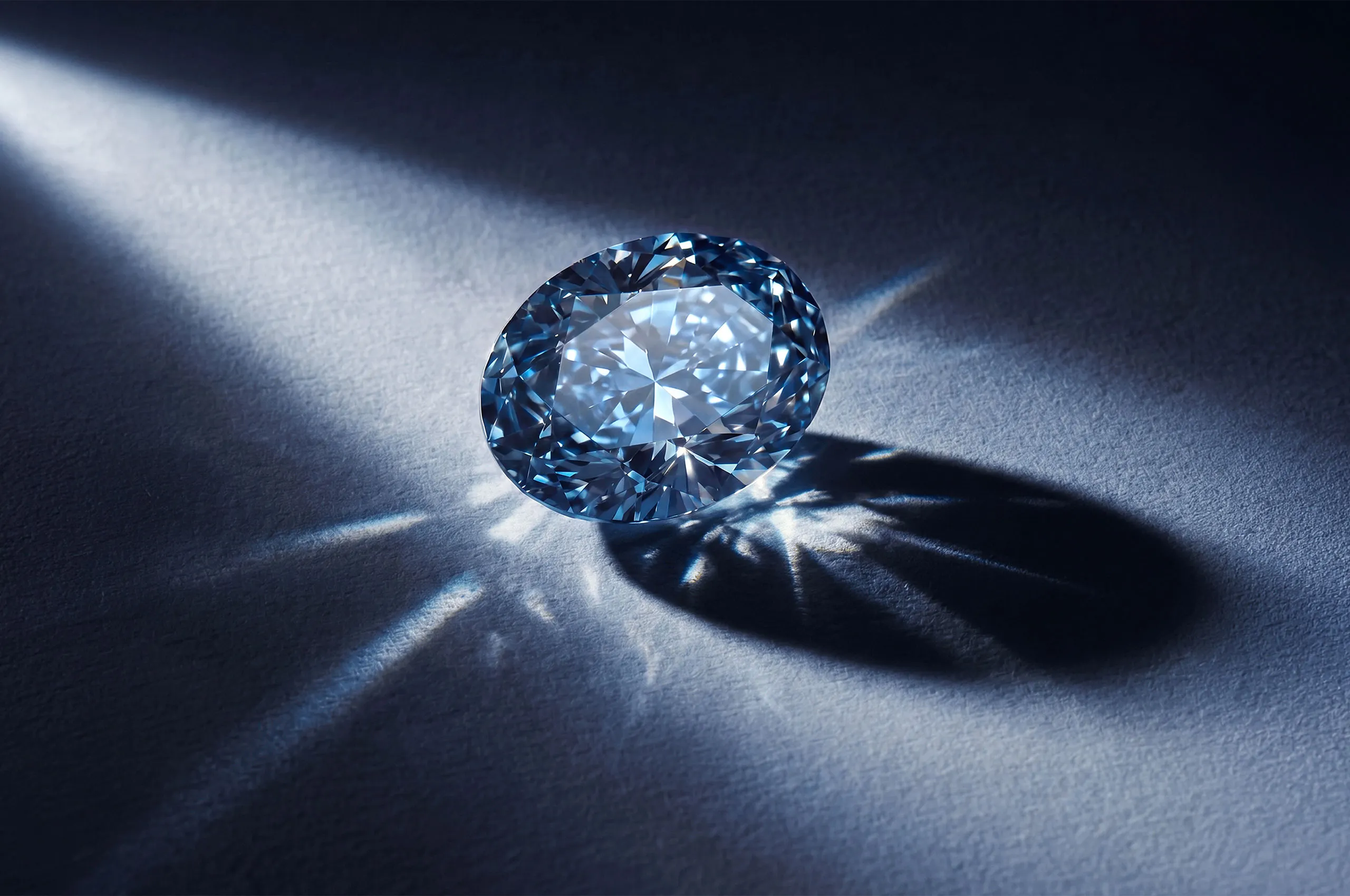 The 20.46-carat Fancy Deep Blue diamond Okavango Blue diamond