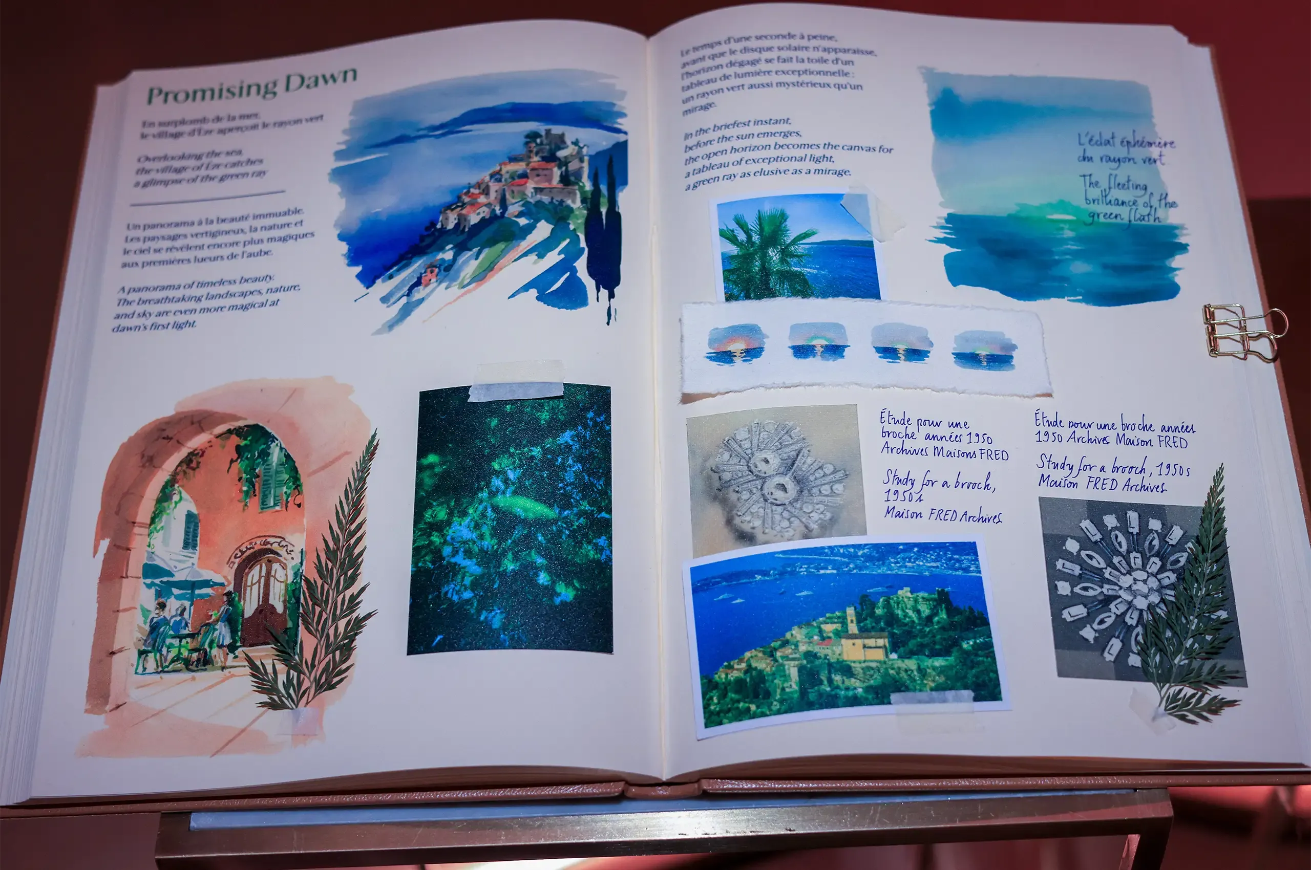 The sketches and archival designs that inspired the Promising Dawn chapter