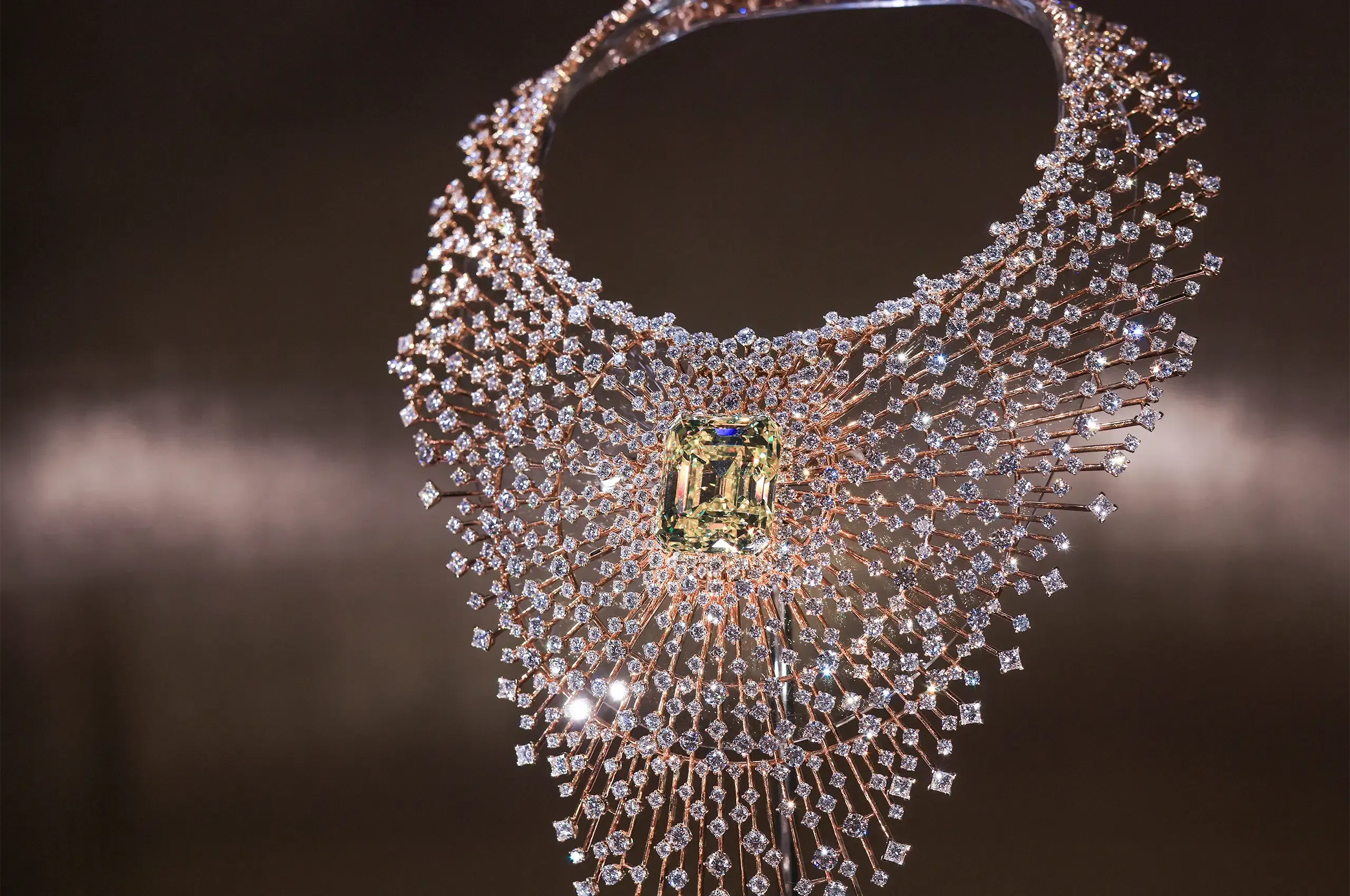 The 101.57-carat Fancy Intense Yellow Soleil d’Or diamond was in Maison FRED's possession in the late 1970s. It was recently repurchased for the brand’s heritage collection