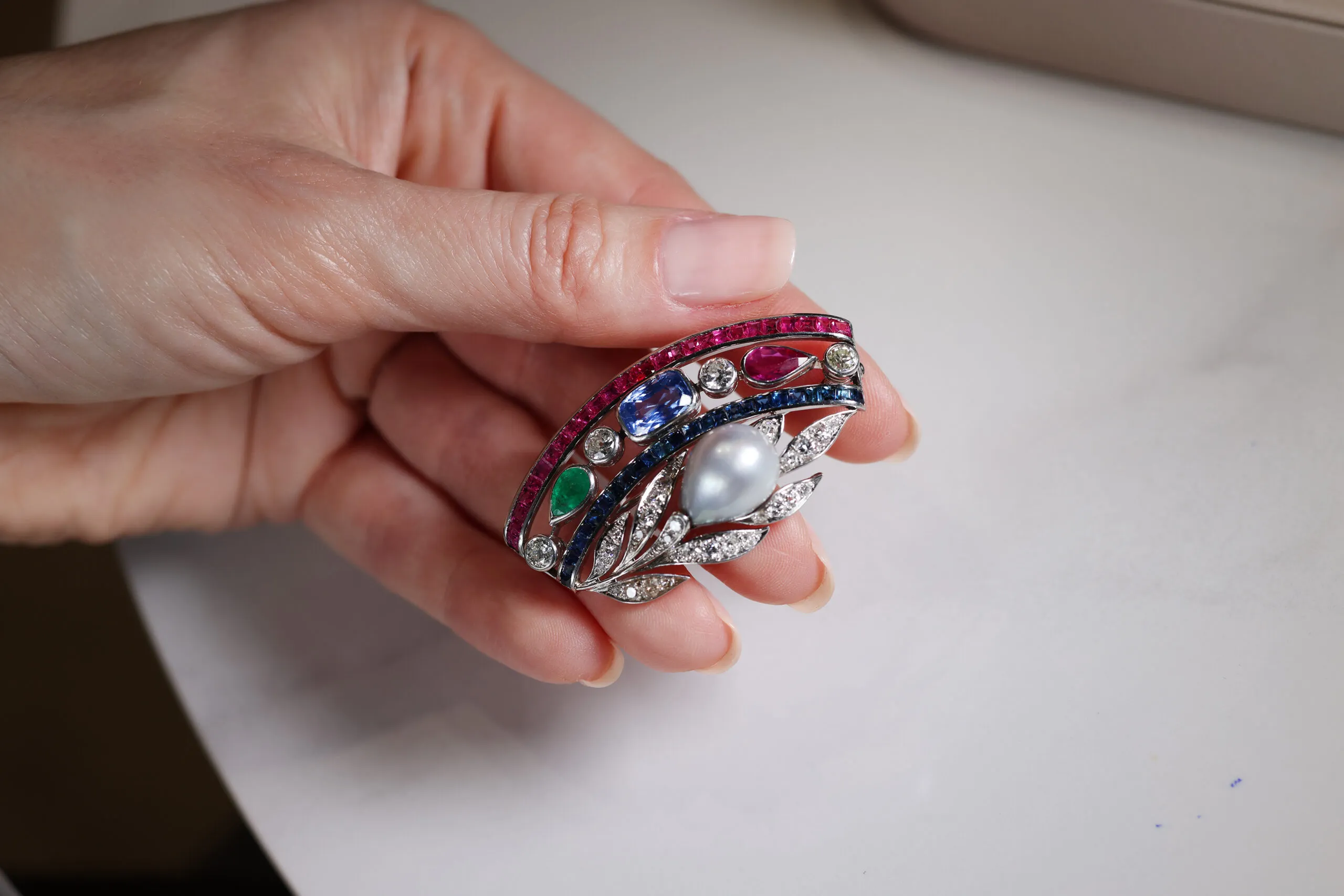 <p>A pearl diver for 15 years, Mr Mattar speaks about pearls with the kind of intimacy that can only come from years spent underwater</p>
