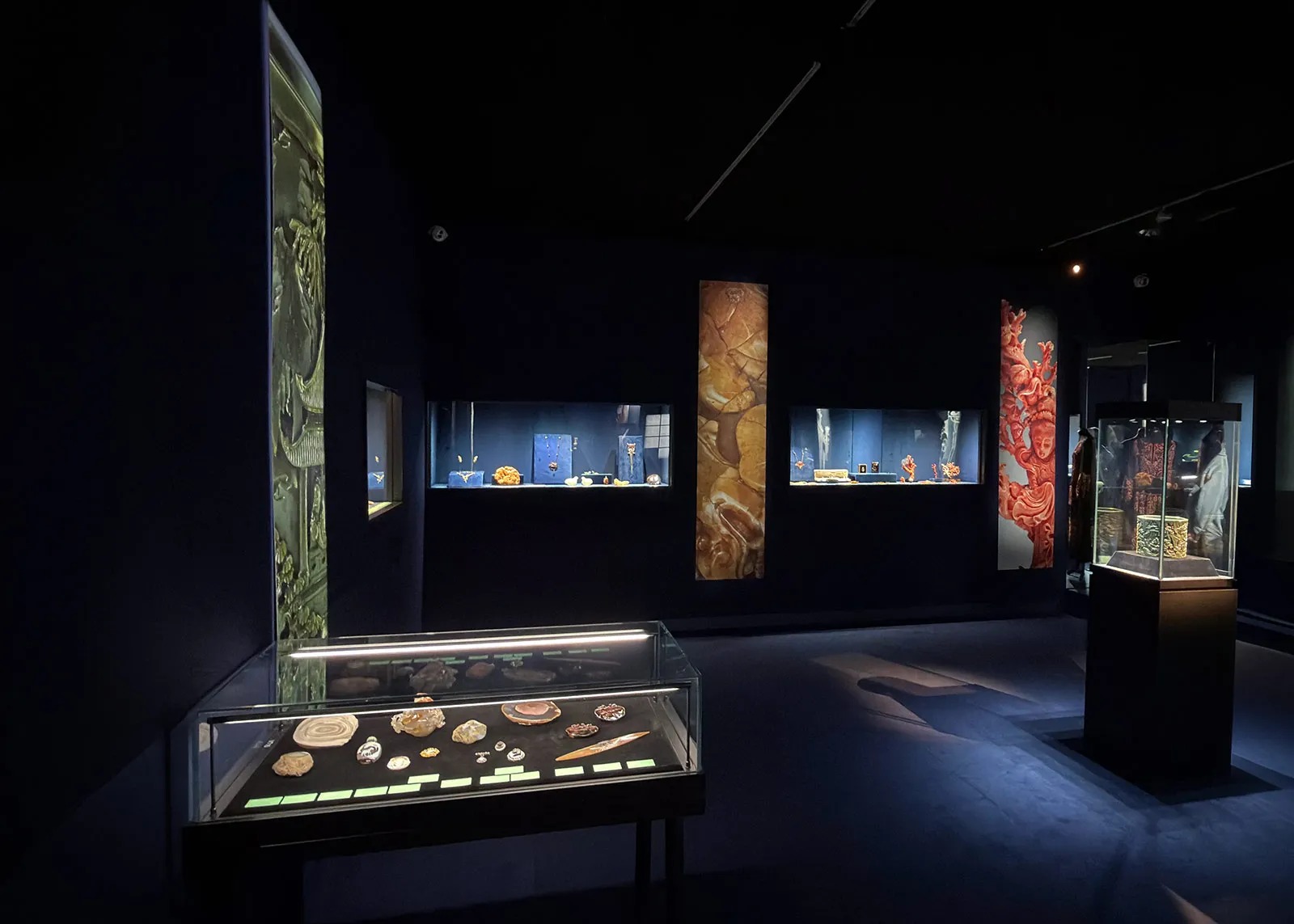 <p>The ‘Shaping Matter, Enhancing Beauty’ exhibition featured an array of exhibits, including mineral specimens</p>