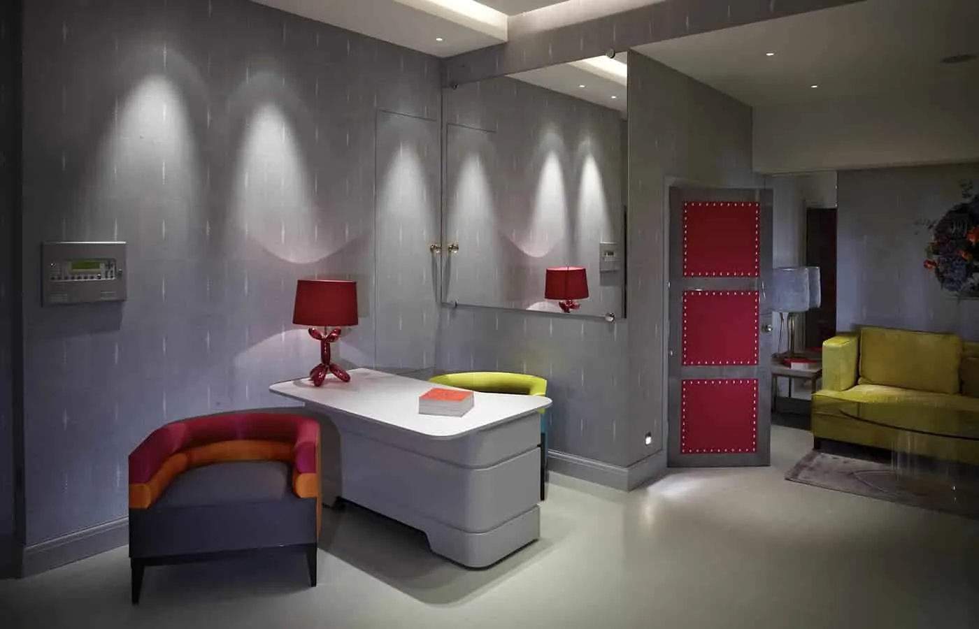 <p>The interior of the Robinson Pelham boutique on Elystan Street in London</p>