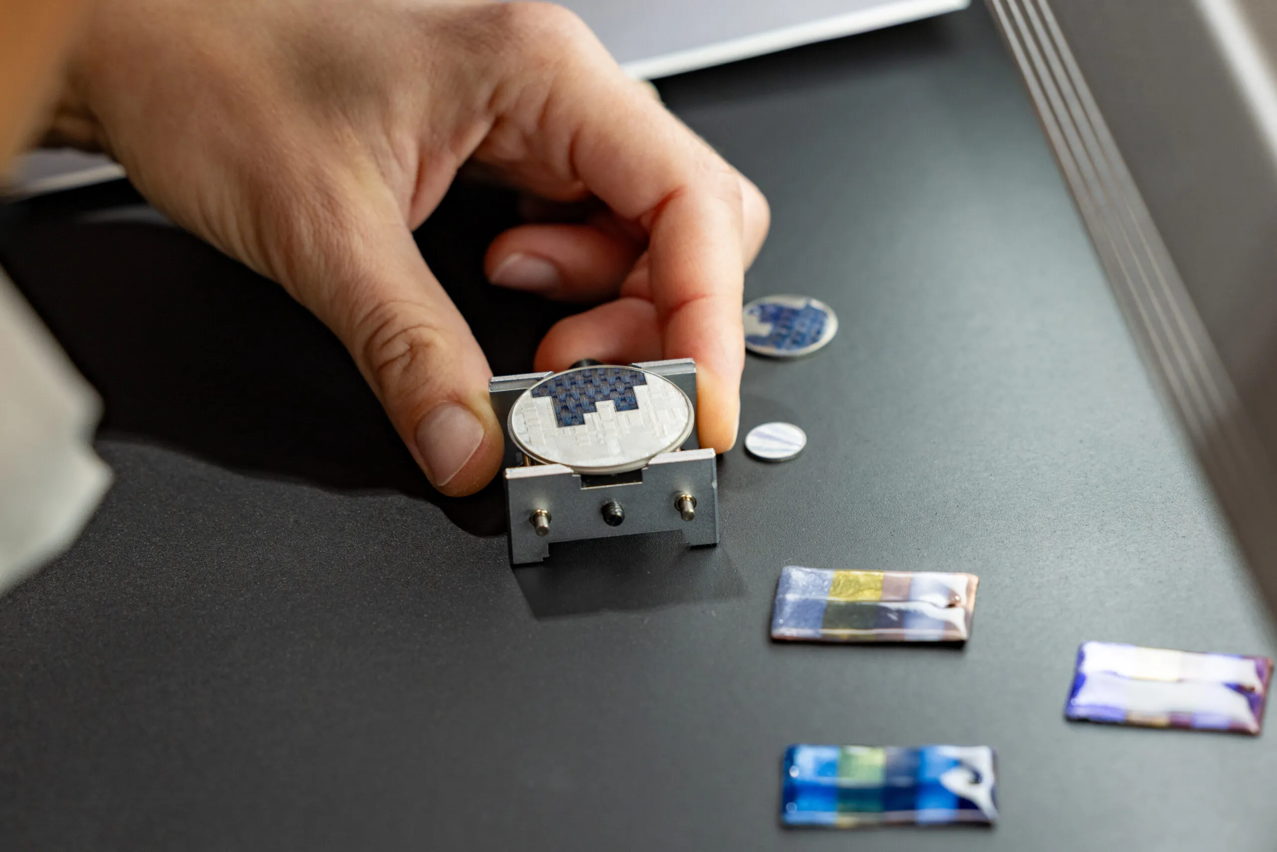 <p>Creating the intricate dial of the TAOS Savile Row watch </p>
