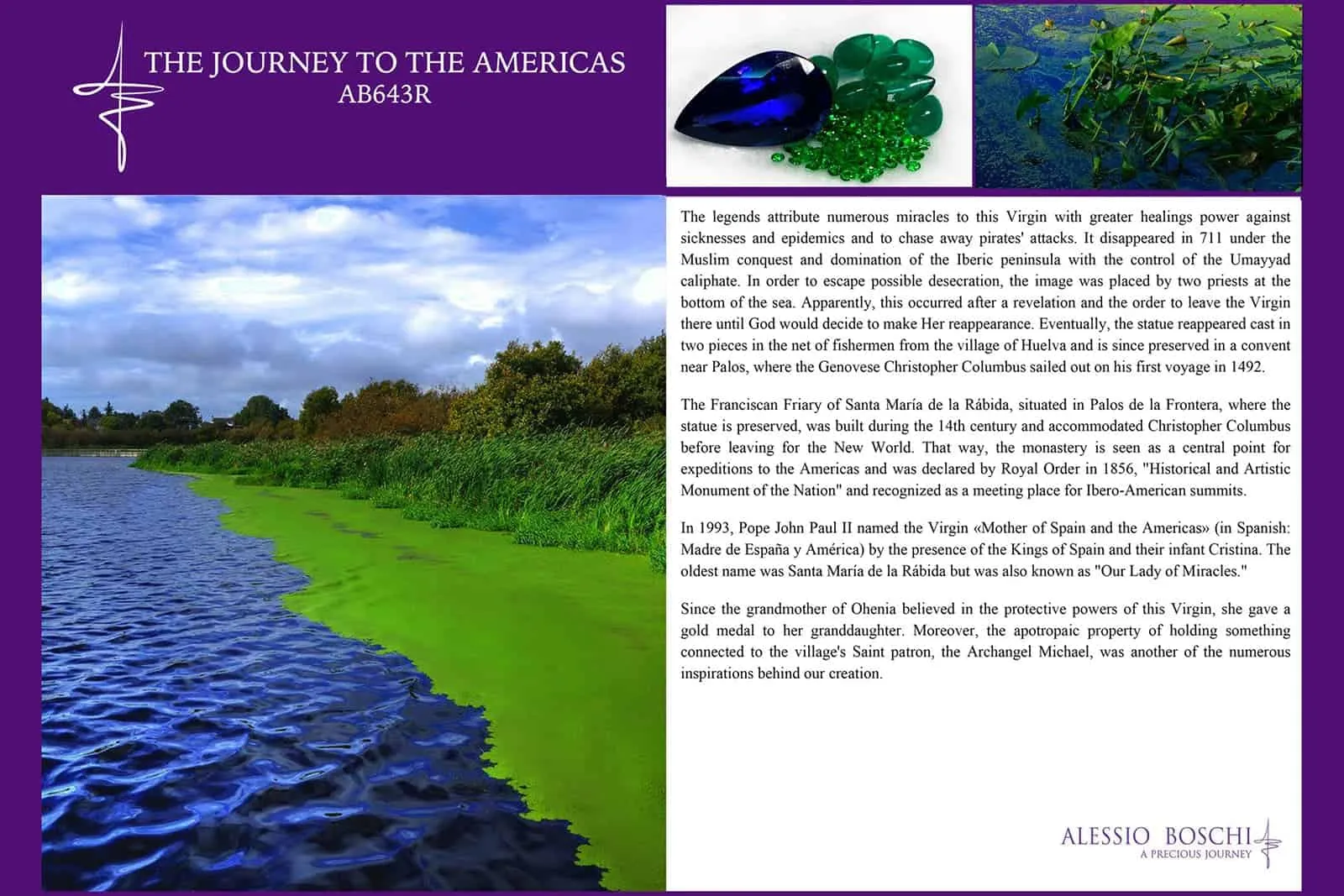 <p>Alessio Boschi Journey to the Americas ring inspirited by the childhood of their client</p>