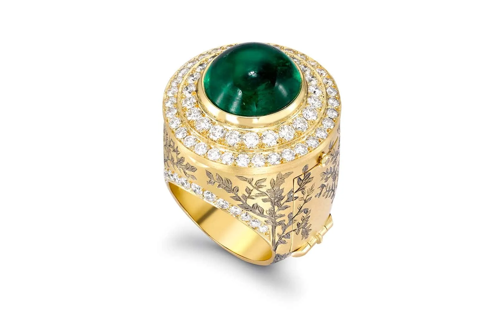 <p>Theo Fennell’s Emerald City opening ring, inspirited by the Wizard of Oz</p>