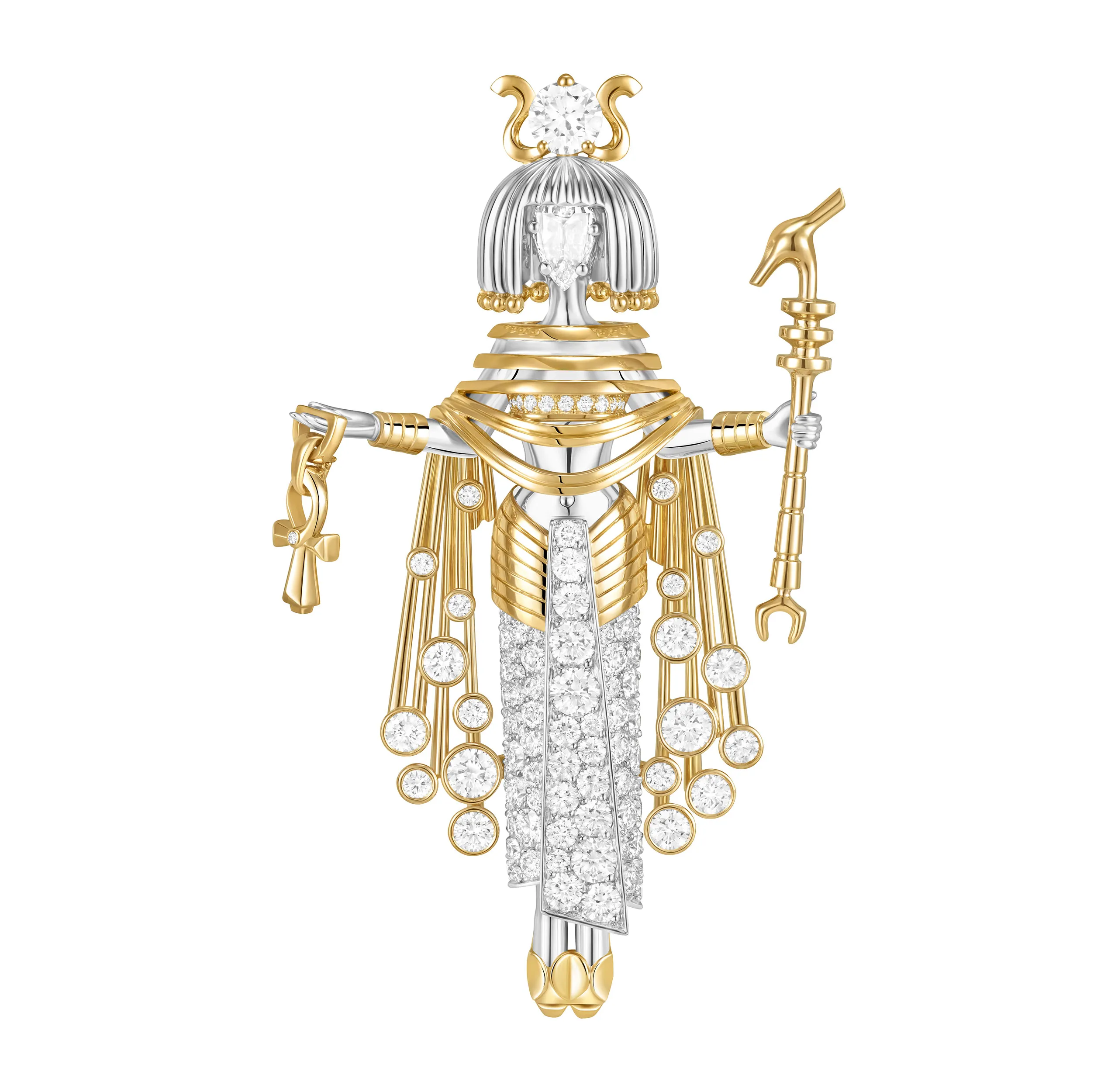 Van Cleef & Arpels Fascinating Egypt brooch.