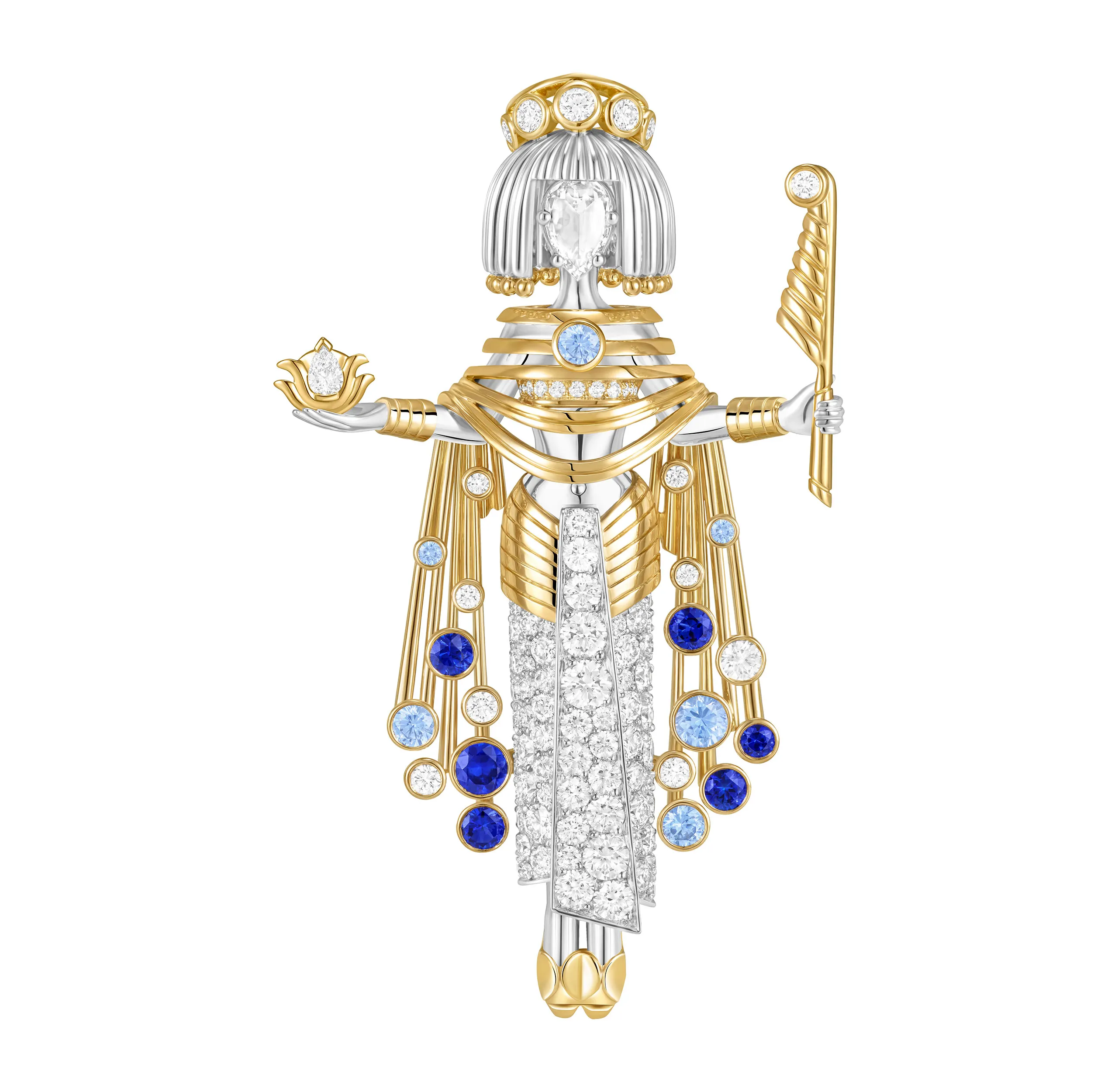 Van Cleef & Arpels Fascinating Egypt brooch.