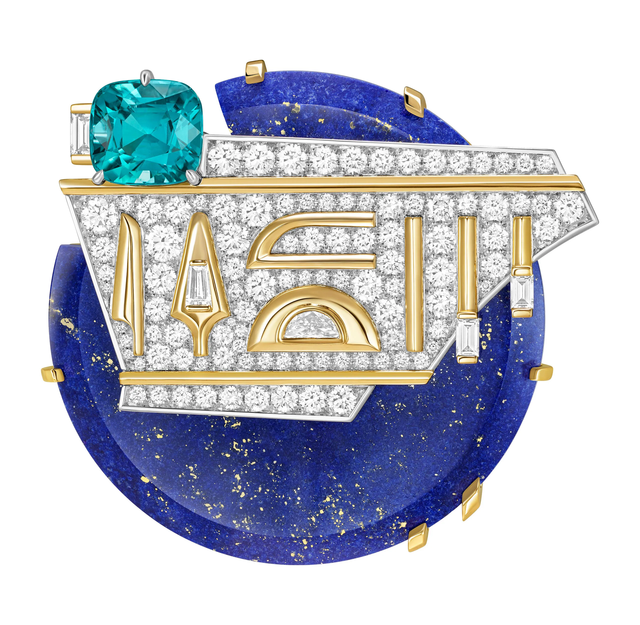Van Cleef & Arpels Fascinating Egypt brooch.