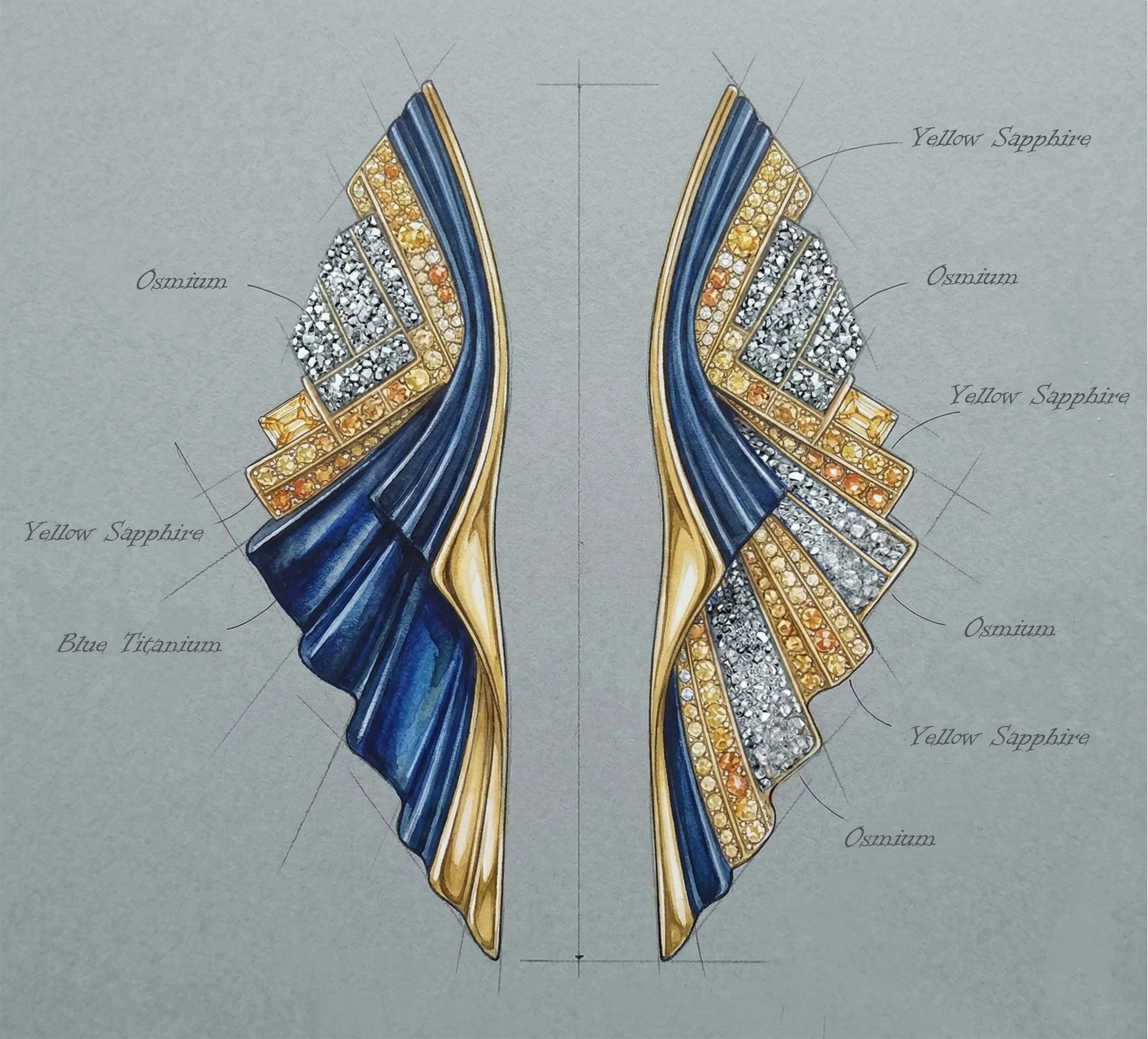 Third place was awarded to Ying Chen Chen from Taiwan for her Arrivals Pulse earrings