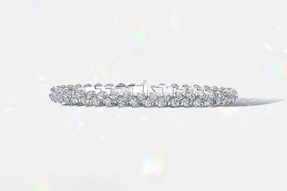 The new Martin Katz ‘Palace’ Tennis Bracelet, set with 84 round brilliant-cut diamonds totalling 12 carats