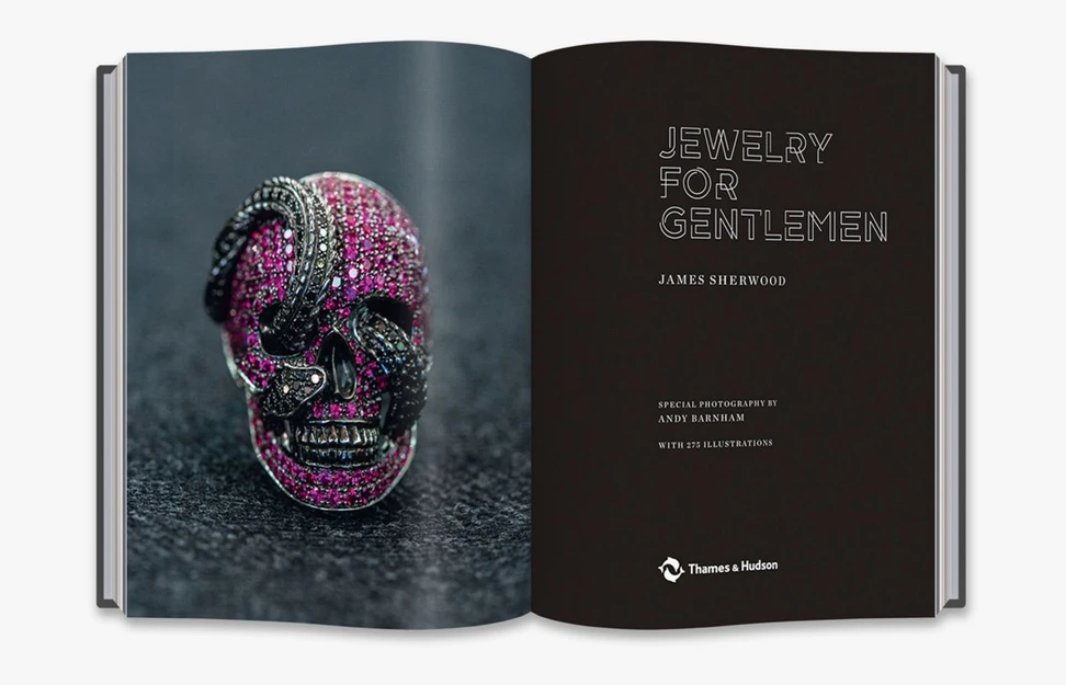 <p>A closer look at Jewelry for Gentlemen by James Sherwood</p>