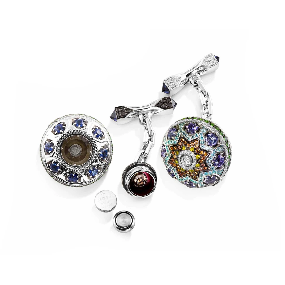 <p>Alessio Boschi the Qajar Pride Cufflinks</p>