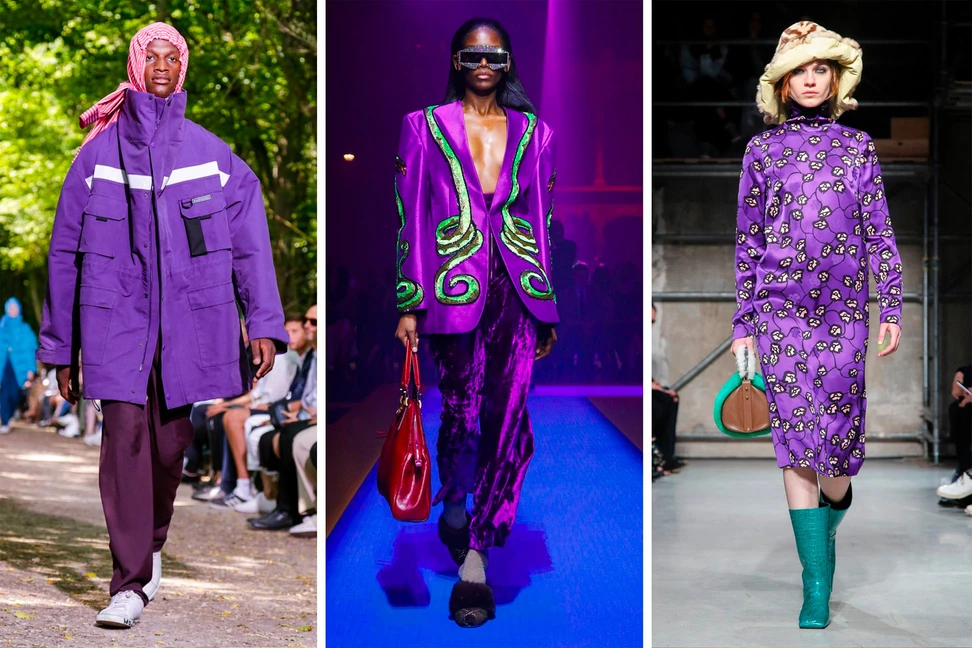 <p>Balenciaga men’s show, spring 2018; Gucci, spring 2018; Marni, fall 2017</p>