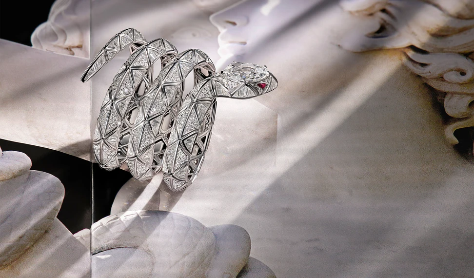 <p>The Eclettica Serpenti Infinia bracelet is one of the nine Capolavori in Bvlgari’s new high jewellery collection – one-of-a-kind masterpieces through which the collection’s most ambitious ideas are expressed</p>
