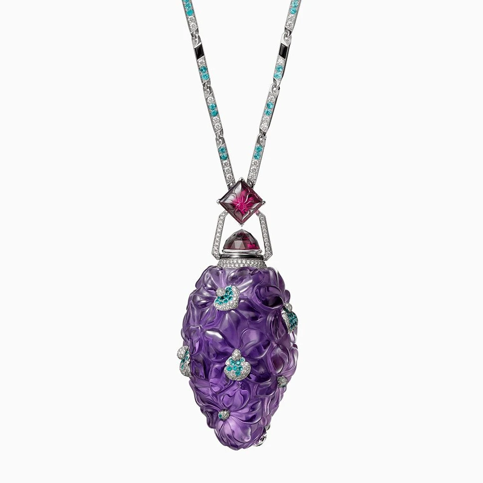 <p>Cartier Malvina Sautoir-Perfume Bottle</p>