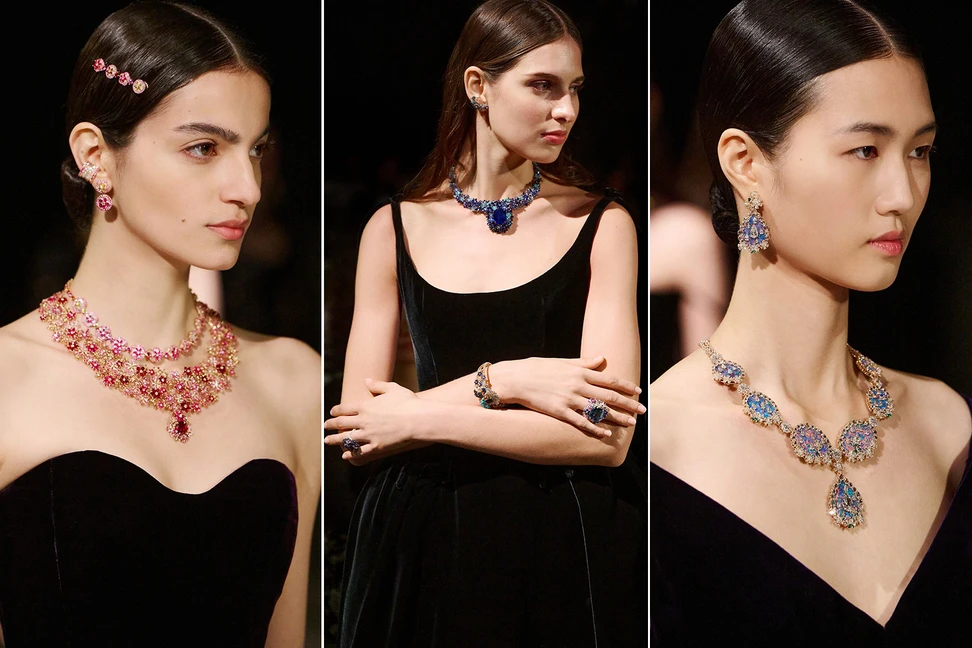 <p>Models wear creations from the Diorexquis High Jewellery collection at a special event at the Château de la Colle Noire in Pays de Fayence, Provence</p>