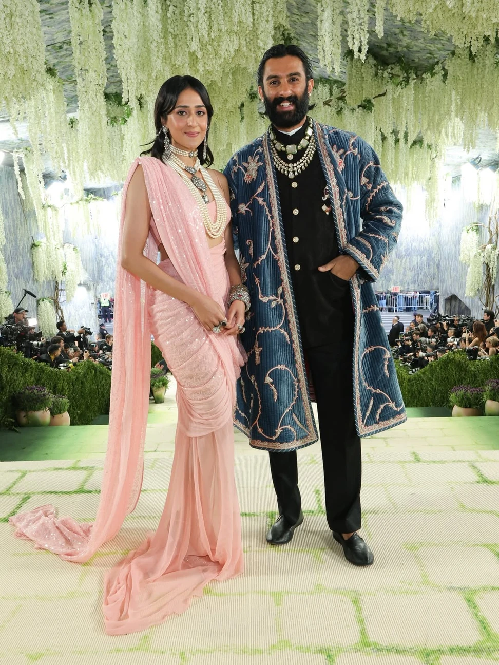 <p>Maharaja Sawai Padmanabh Singh and Princess Gauravi Kumari of Jaipur made their Met Gala debut in in jewels that showcased Rajasthani craftsmanship and family history</p>
