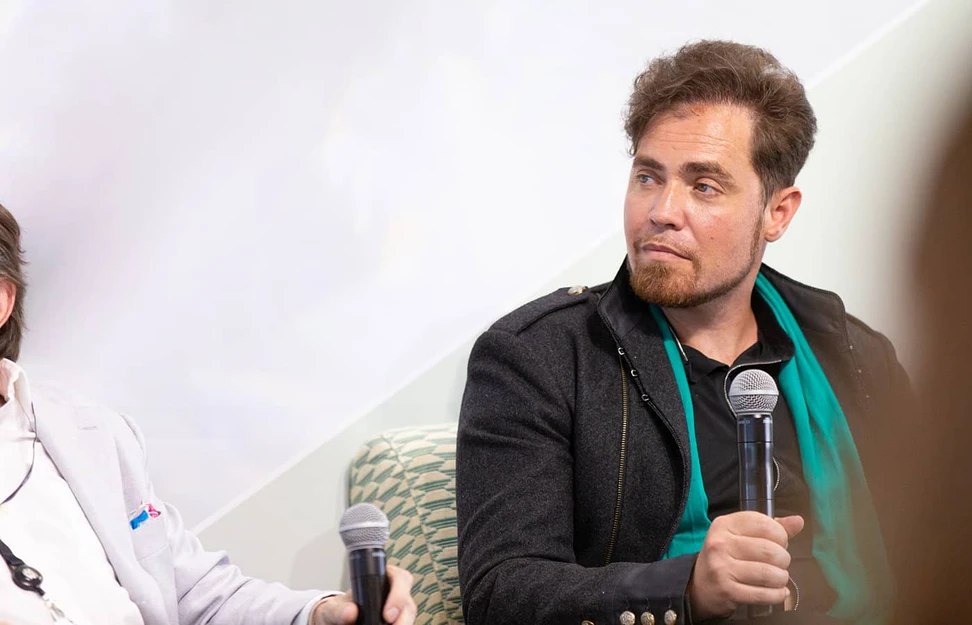 <p>Jewellery designer Frédéric Mané appeared on the panel at GemGenève</p>