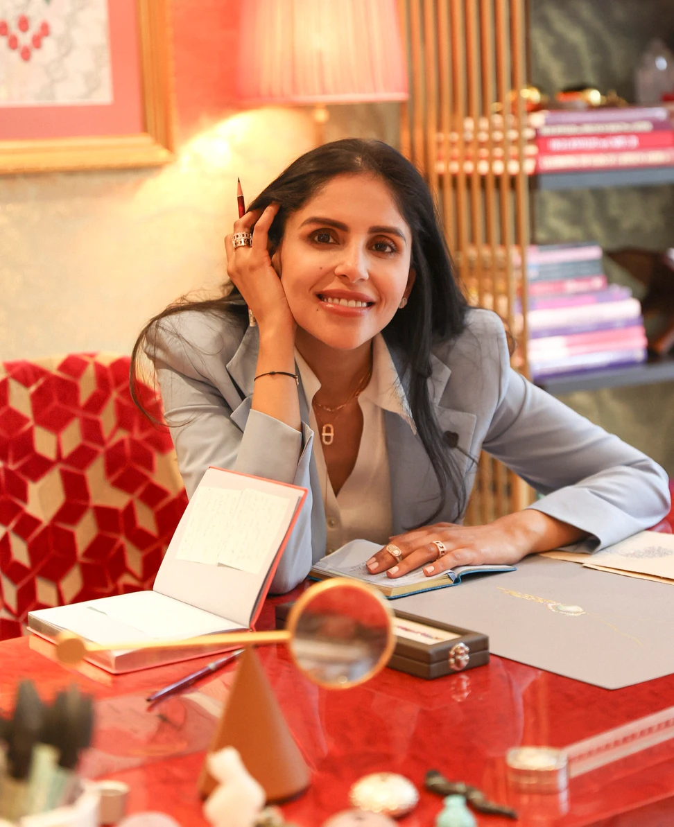 <p>London-based jeweller Karina Choudhrie</p>