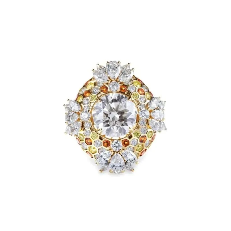 <p>Kelly Osbourne’s bespoke engagement ring was made by Mouawad.</p>