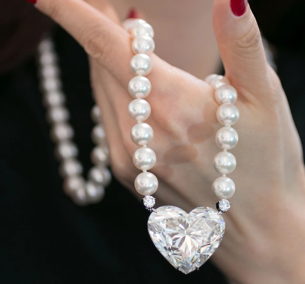 <p>Largest ever “heart-cut” diamond La Legende put up for sale at Christie’s</p>
