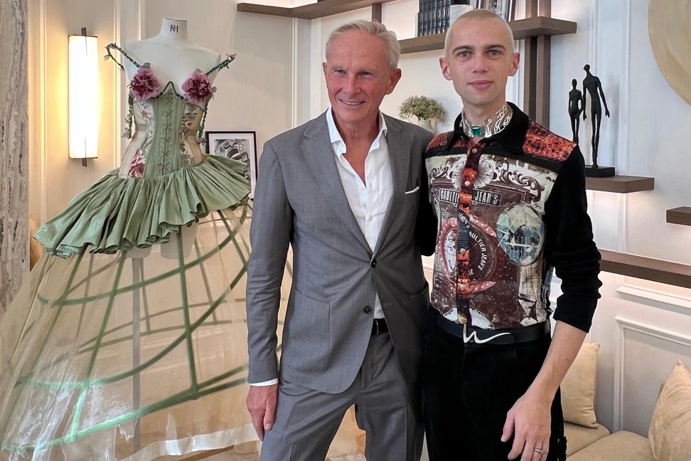 <p>The Lace and Diamond Collection is a collaboration between Maxence Van Der Bauwede and French fashion designer Victor Weinsanto</p>