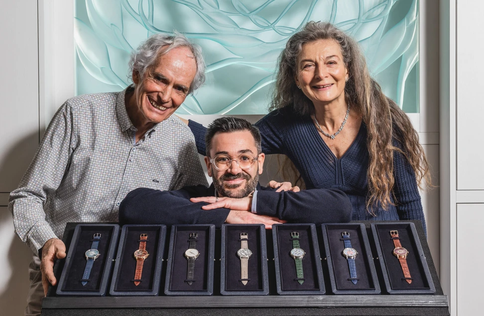 <p>Olivier Vaucher, Olivier Gaud, and Dominique Vaucher of TAOS</p>
