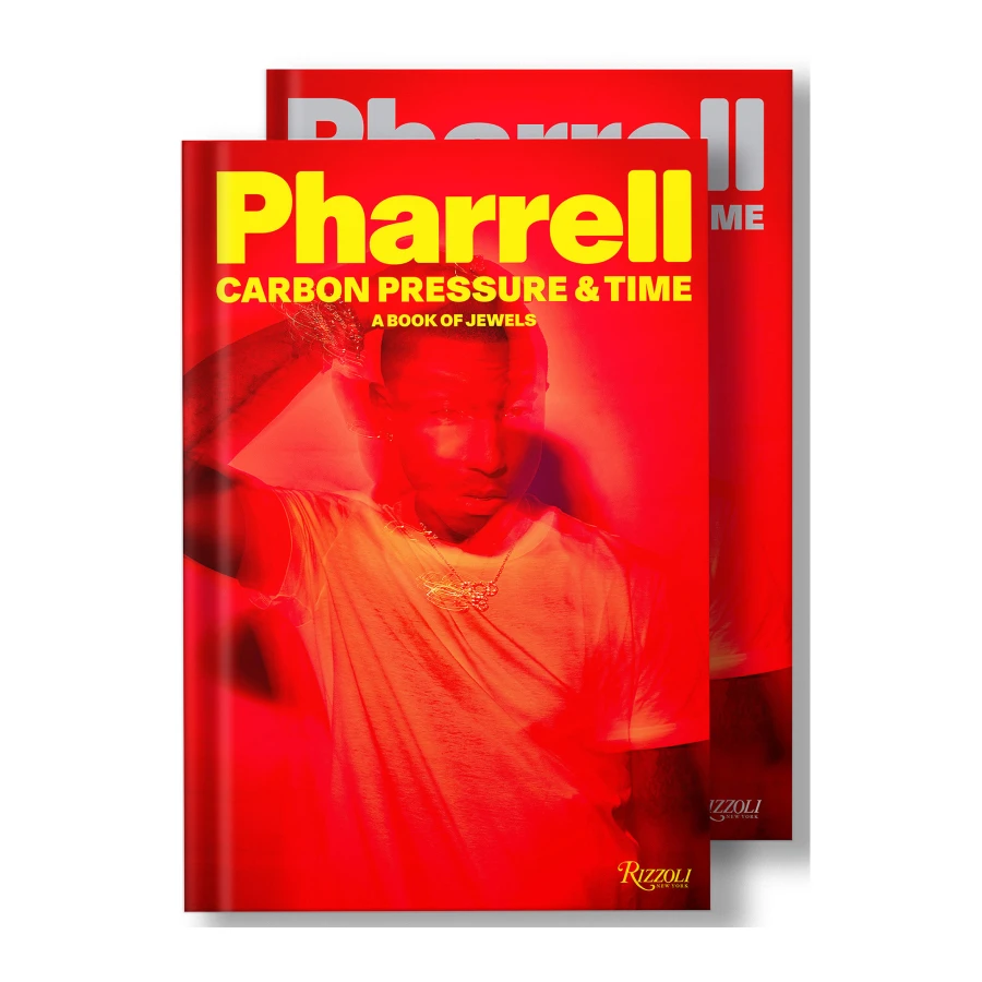 <p>Front over of Pharrell: Carbon, Pressure & Time: A Book of Jewels</p>