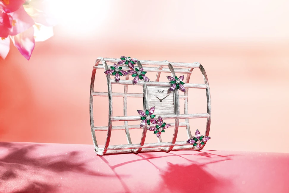 <p>Piaget flower watch</p>
