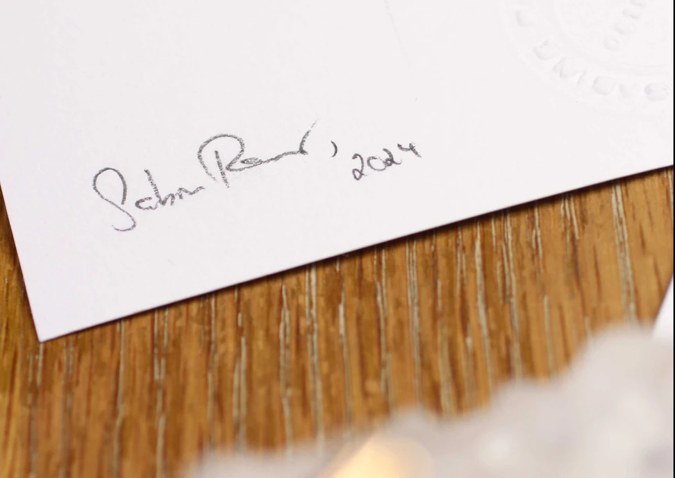 <p>Finishing touches on the design of a bespoke Superwoman ring by Sabine Roemer, set with gemstones sourced from Minehaus</p>