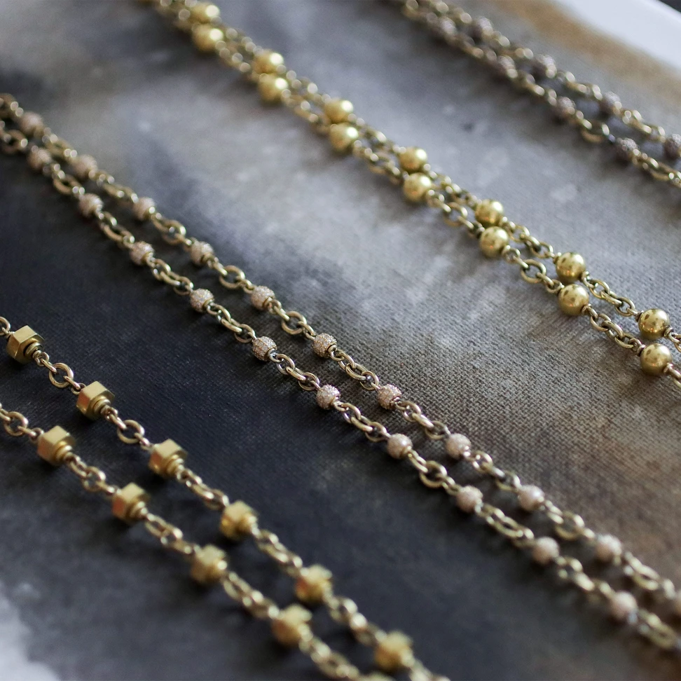 <p>All of Sylva &amp; Cie’s chains are handmade using a 2,000-year-old technique of pulling wire</p>
