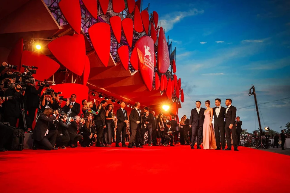<p>Venice Film Festival red carpet</p>