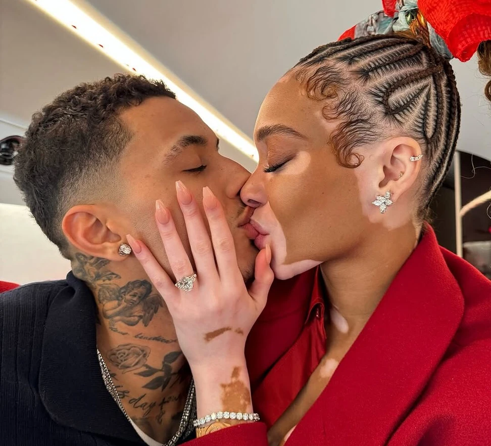 <p>NBA star Kyle Kuzma proposed to the model Winnie Harlow on a romantic getaway to Turks &#038; Caicos</p>
