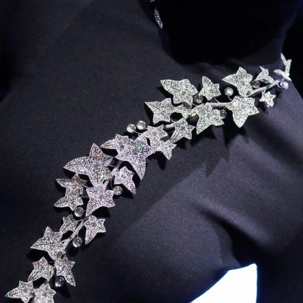 <p>A closer look at The Untamed necklace in the new Boucheron Histoire de Style ‘Nom: Boucheron Prénom: Frédéric’ High Jewellery collection, which required more than 2,600 hours of craftsmanship</p>
