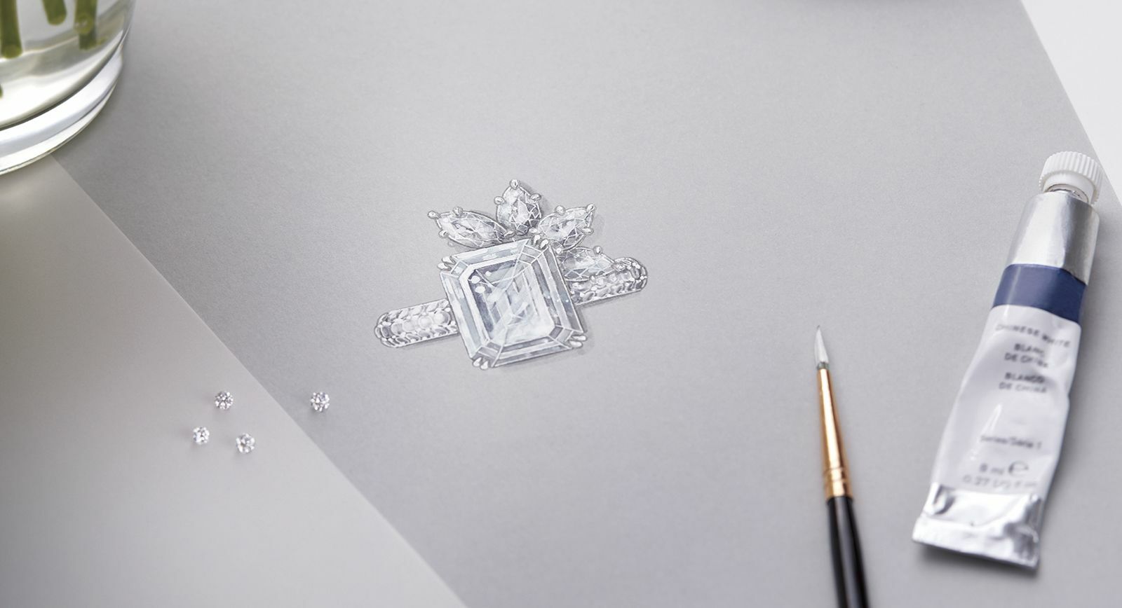 Harry Winston Bridal Couture diamond engagement ring