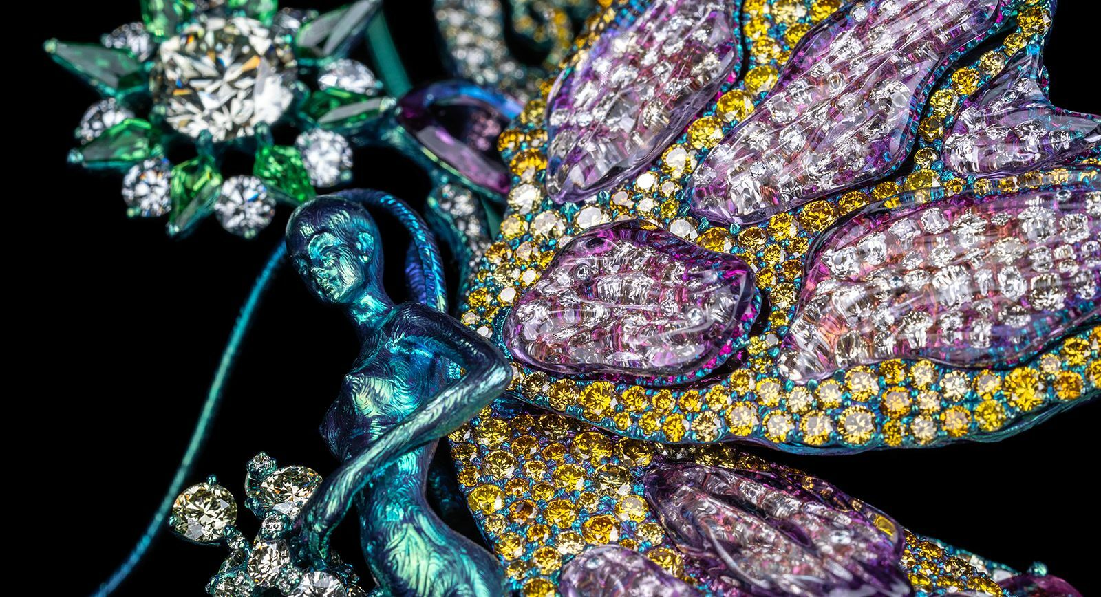 Wallace Chan  jewellery Hera parure for TEFAF 2019