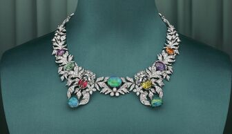 S1x1 gucci hortus deliciarum necklace opal