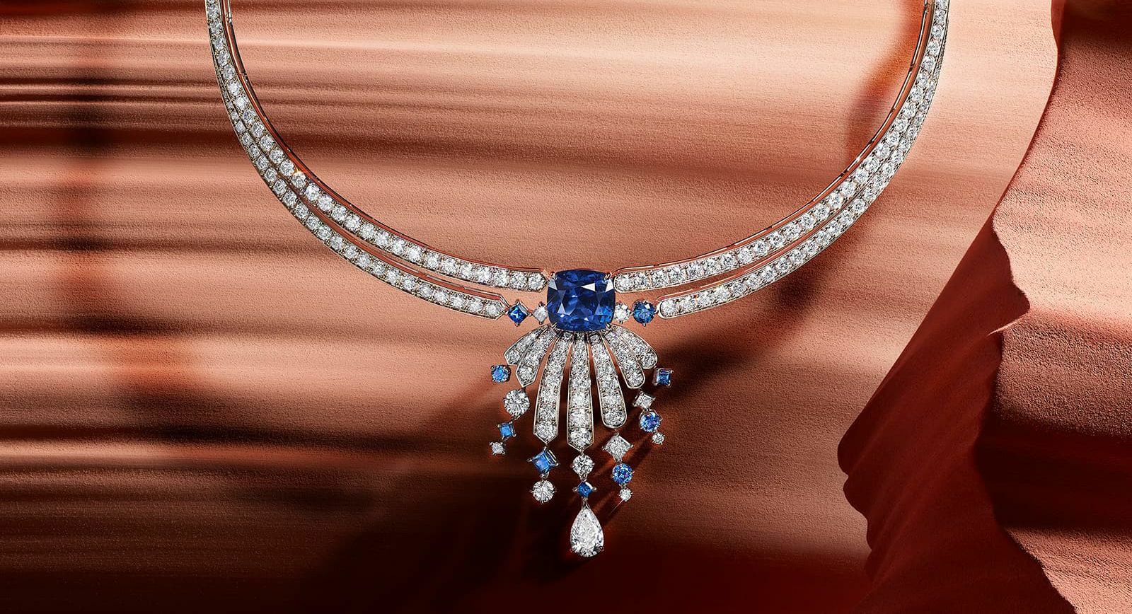 Piaget sapphire and diamond necklace 