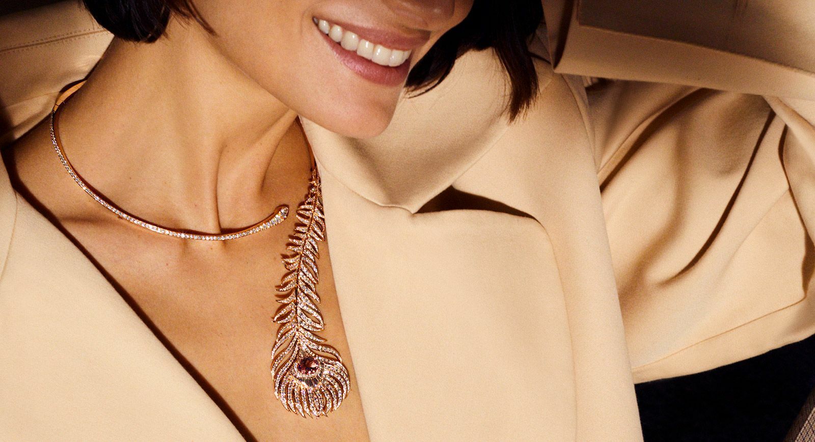 Boucheron 'Grosgrain' fringe necklace 