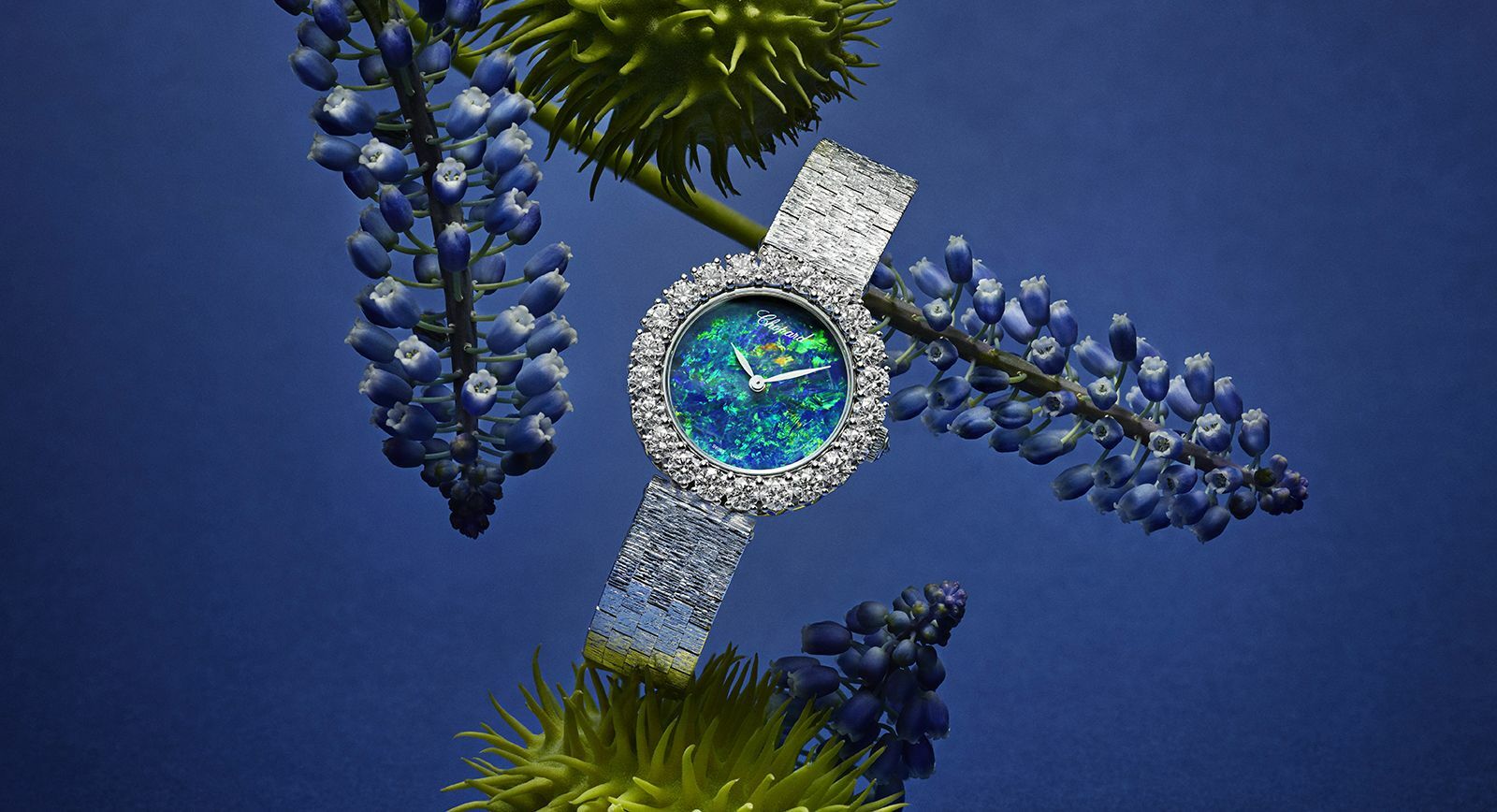 Chopard L’Heure du Diamant часы с опалом и бриллиантами